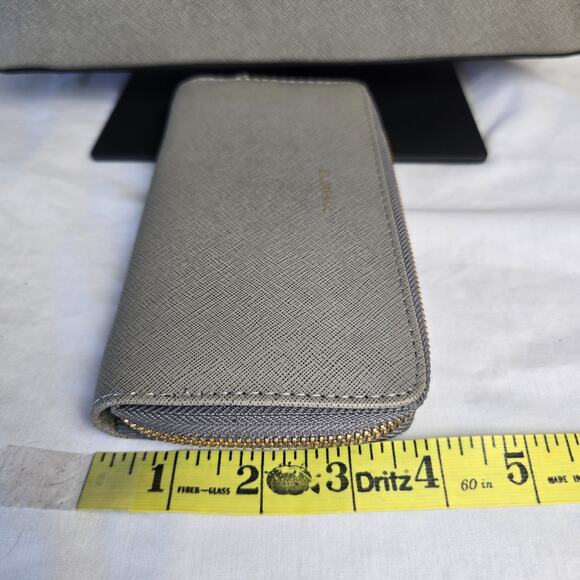 Elim & Paul Shoulder Bag with Matching Wallet Gray NWOT - Picture 12 of 16